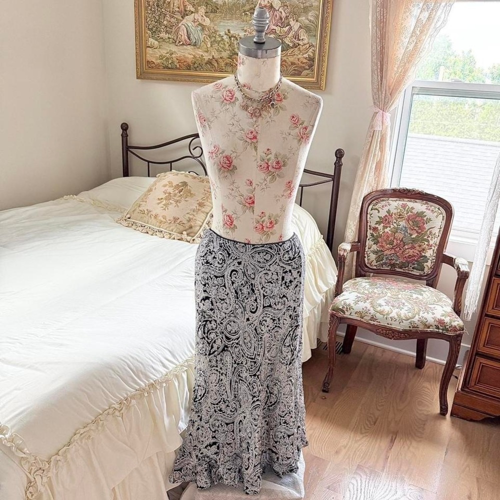 Paisley maxi skirt  Y2K paisley maxi skirt Style & Co‎ size 4